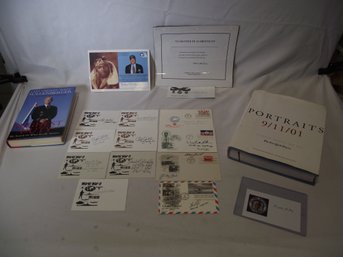 Miscellaneous Historical Lot With Signatures