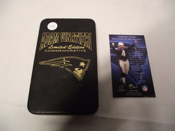 Limited Edition Adam Vinatieri Patriots Collectible
