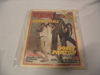1977 Rolling Stone Magazine With Star Wars Cover