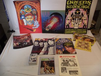 Vintage Musician Lot With Beatles, Hendrix, Etc.
