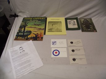 Vintage Military Ephemera And Autograph Lot