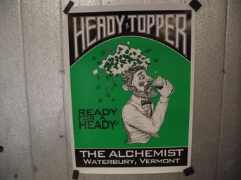 Heady Topper Beer Advertising Poster