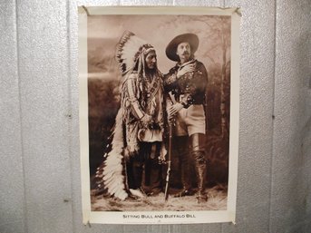 Poster Of Sitting Bull And Buffalo Bill