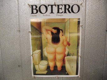 Vintage 1989 Botero Poster