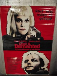 Vintage Cecil B. Demented Video Poster