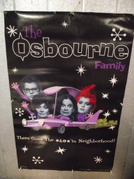 Vintage Osbourne Family TV Show Poster