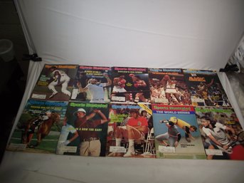 Lot Of Ten (10) Vintage Sports Illustrated Magazines
