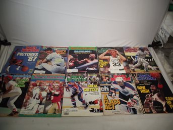 Lot Of Ten (10) Vintage Sports Illustrated Magazines