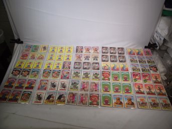 Lot Of Ninety (90) Series 2 & 3 1980's Garbage Pail Kids Stickers