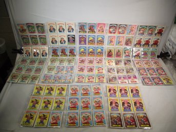 Lot Of 117 Series 3 & 4 1980's Garbage Pail Kids Stickers