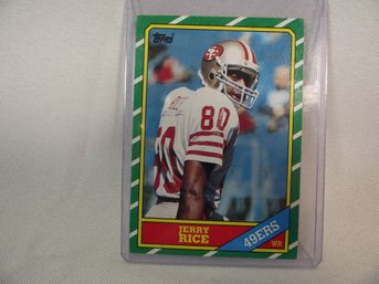 1985 Topps Jerry Rice Rookie Card