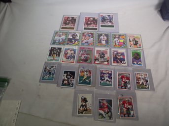 Lot Of Twenty-four (24) Football Cards From 1980's And Up