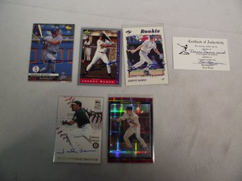 Lot Of Johnny Damon Cards - Most Autographed