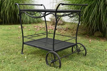Russell Woodard Wrought Iron Bar / Tea Cart