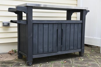 Keter Outdoor Utility Cart With Storage