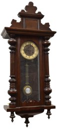 Victorian German Wall Regulator Clock