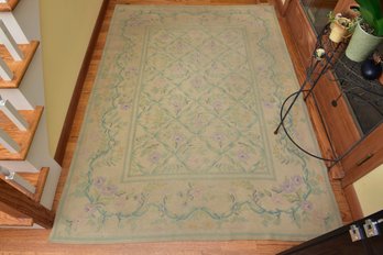 Custom French Aubusson Area Rug By Kamdin Designs (RETAIL $2,887)