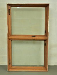 Marvin Windows Wood Framed Tempered Glass Window