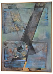 Signed Jack Harris Oil On Canvas Painting Dated 1989