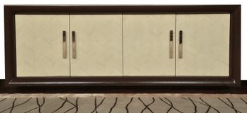 Four Door Sideboard With Herringbone Front