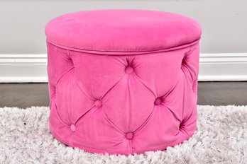 Tainoki Fine Furniture Tufted Ottoman With Shoe Storage Slots