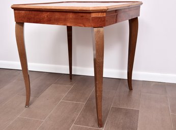 Italian Inlaid Game Table - Backgammon, Roulette, Poker, Chess And Checkers