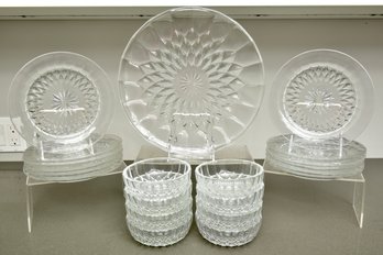 Val St. Lambert Platter, Plates And Bowls