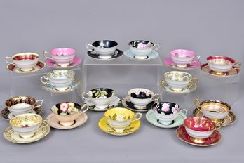 Collection Of 17 Paragon Tea Cups And Saucers