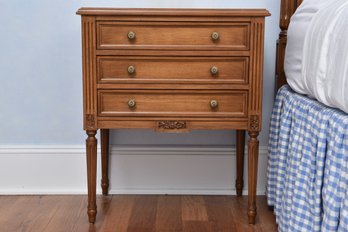 Louis XVI Three-Drawer Night Table (RETAIL $888)