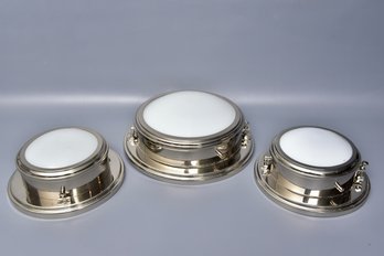 Set Of Three Ship Design Ceiling Light Fixtures