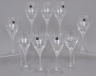 Set Of 9 Rosenthal Studio Line Iris Water Goblets