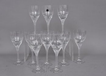 Set Of 10 Rosenthal Studio Line Iris Wine Glasses