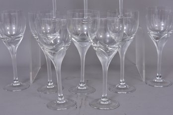 Set Of 9 Rosenthal Studio Line Iris Wine Glasses