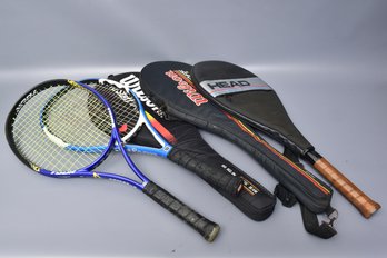 Collection Of Four Rackets - Wilson Pro Staff, Head Pro Staff And More