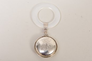 Lunt Sterling Silver Rattle