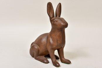 Cast Iron Rabbit Door Stopper