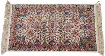 Karastan Floral Kirman Wool Area Rug