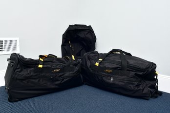 A. Saks Wheeled Expandable Duffle Bags