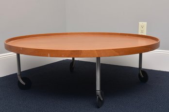 Round Play Table On Casters
