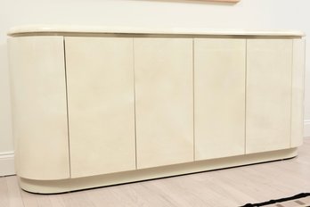 Mastercraft Post-Modern Lacquer Pill Shaped Sideboard
