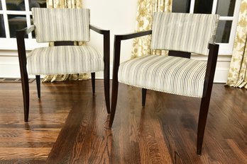 Powell & Bonnell Beautifully Upholstered Avenue Dining/Guest Arm Chairs