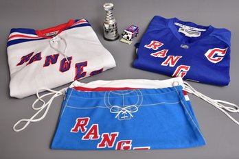 New York Rangers Jerseys (size Youth L/XL) And More