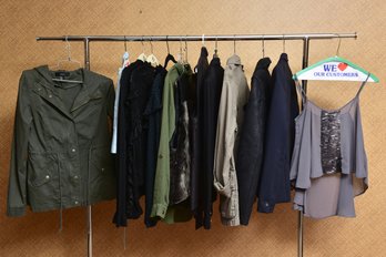 Collection Of 13 Jackets, Tops And More (size Small)