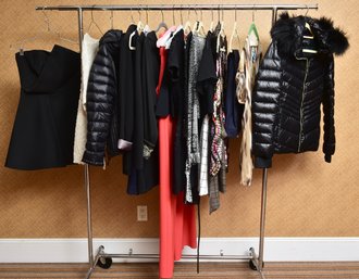 Collection Of 18 Designer Jackets, Tops, Pants And More