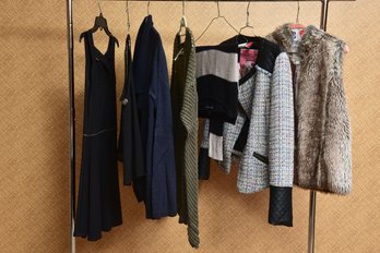 Collection Of Seven Designer Clothing (size Large)