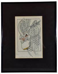 Signed John Deamicis Limited Edition Lithograph Titled 'Investment Thrill$'