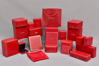 Collection Of Assorted Cartier Boxes