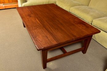 Large Solid Wood Cocktail Table