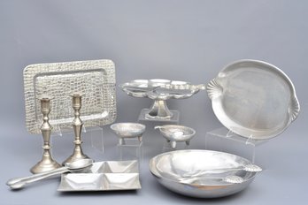 Large Collection Of Assorted Pewter Tableware