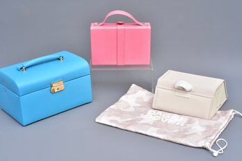 Collection Of Travel Jewelry Boxes